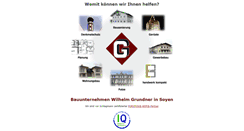 Desktop Screenshot of bauen-mit-grundner.de
